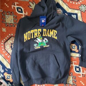 NWT Notre Dame Navy Champion Hoodie Large